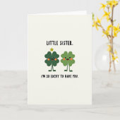 Clover Sisterhood Lucky Card カード (黄色い花)