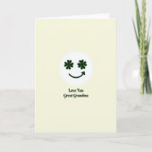 Clover Smile Great Grandma Card カード (正面)