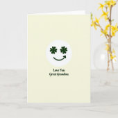 Clover Smile Great Grandma Card カード (黄色い花)