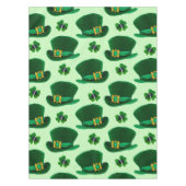 CloversとLeprechaun Hats テーブルクロス (正面)