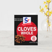 Cloves Whole Halloween Sce Costume Group Matching  カード (黄色い花)