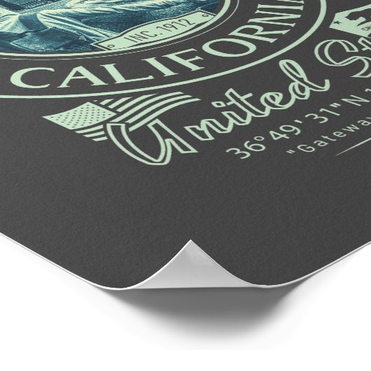 CLOVIS FRESNO CALIFORNIA - CITY OF CLOVIS CA ポスター (角)