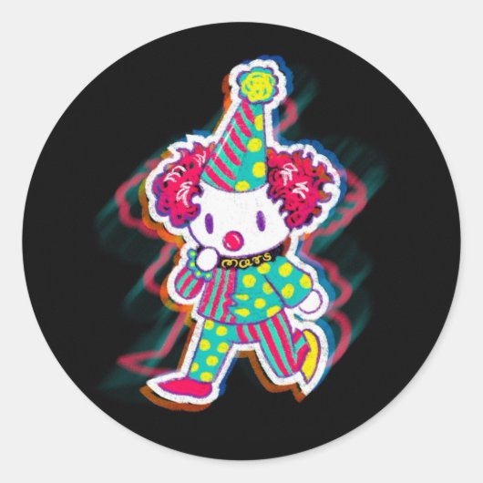 Clown ラウンドシール (正面)