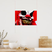 Clown 1 wapcn ポスター (キッチン)