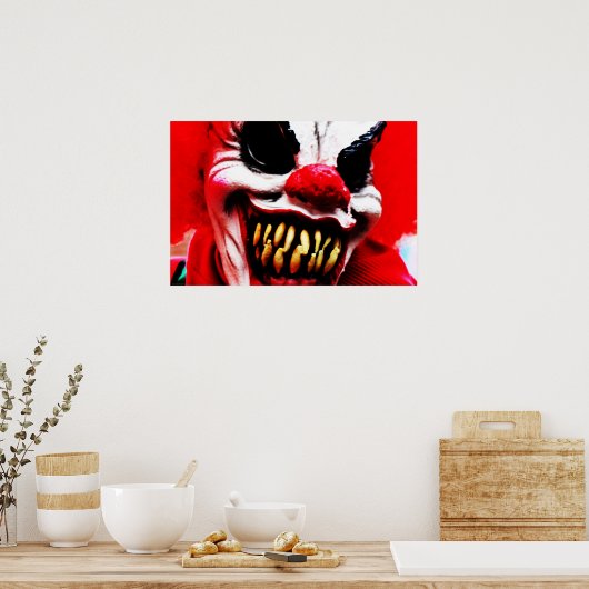 Clown 1 wapcn ポスター (キッチン)