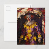 Clown at the Abandoned Circus ポストカード (正面/裏面)