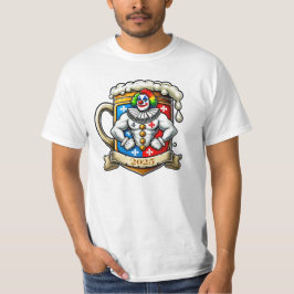 Clown, Bierkrug, Bodybuilding - Fasching Karneval Tシャツ