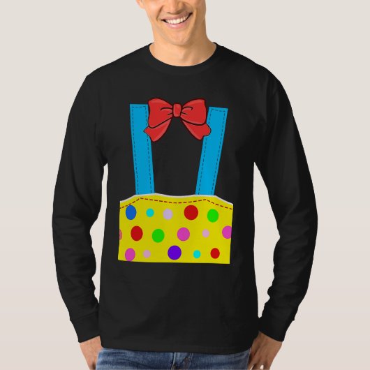 Clown costume Halloween Tシャツ (正面)