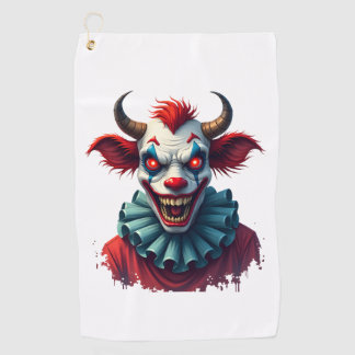 Clown Cow of Terror ゴルフタオル