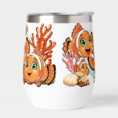 Clown fish Cartoon cute Family Underwater (左面)