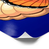 Clown fish Cartoon cute Family Underwater ポスター (コーナー)