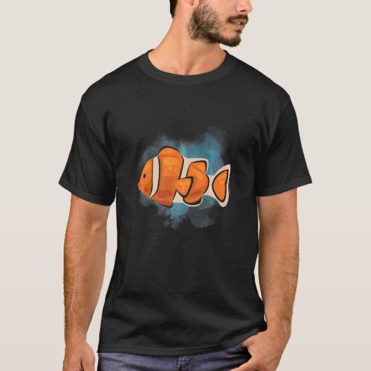 Clown Fish Deep Ocean Creatures and Rift Life Tシャツ (正面)