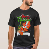 Clown Fish Xmas Decorations Santa Clown Fish Chr Tシャツ (正面)