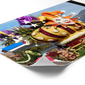 Clown Float Rose Parade Pasadena, Dominant Images ポスター (角)