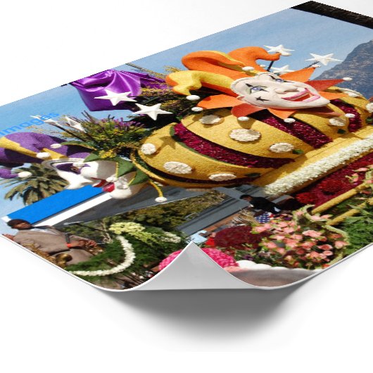 Clown Float Rose Parade Pasadena, Dominant Images ポスター (角)