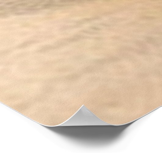 Clown Harlequin Heart Valentine ポスター (角)