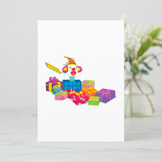 Clown In A Box 招待状