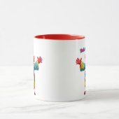 Clown joyeux avec grand sourire. マグカップ (中央)