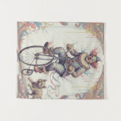 Clown on a bike Tapestry タペストリー (正面(横))