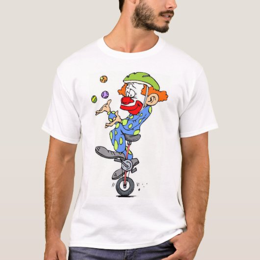 clown_on_unicycle tシャツ (正面)