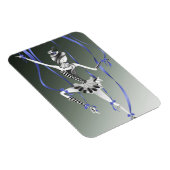 Clown Puppet Ballerina Blue Ribbon Fridge Magnet マグネット (右側)