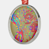 Clown Reindeer メタルオーナメント (左)