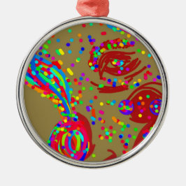 Clown Reindeer  メタルオーナメント