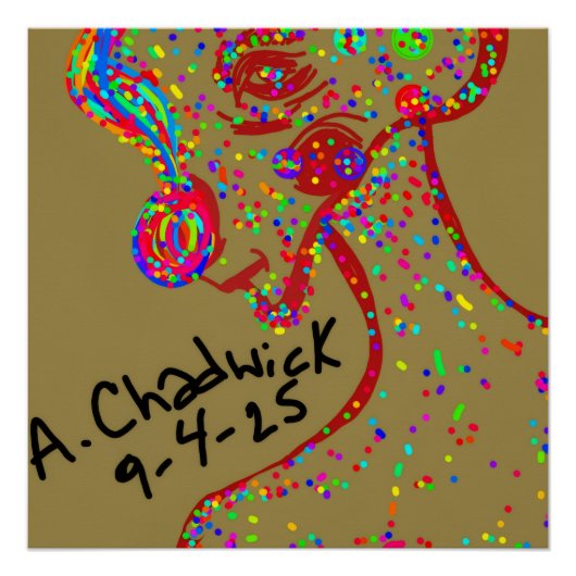 Clown Reindeer Poster ポスター (正面)