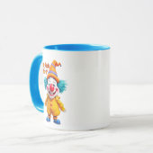 Clown rigolo au sourire malicieux. マグカップ (正面左)