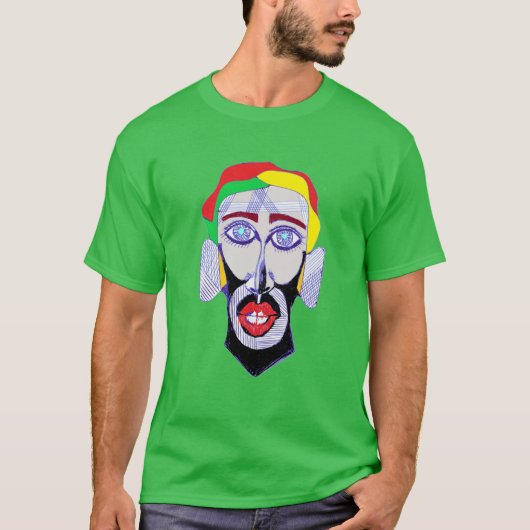 clown robot tシャツ (正面)