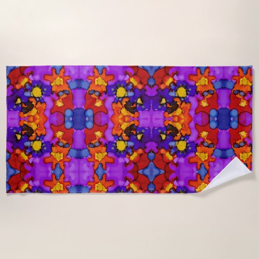 Clown Show ビーチタオル (正面)