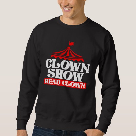 Clown Show Head Clown スウェットシャツ (正面)