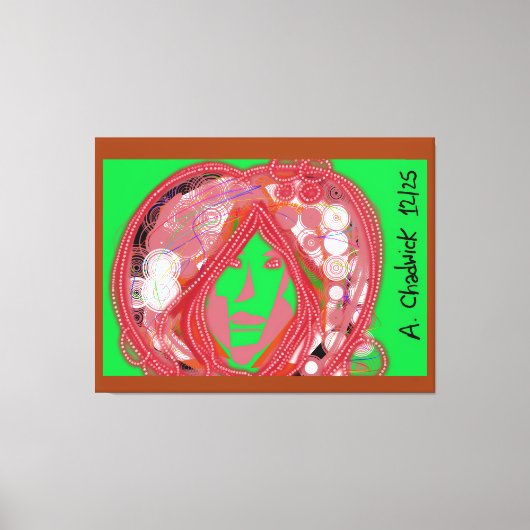 Clown Steampunk  キャンバスプリント (正面)