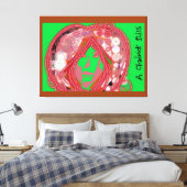 Clown Steampunk  キャンバスプリント (インサイチュ (寝室))