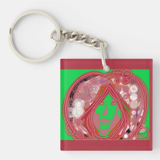 Clown Steampunk キーホルダー (正面)