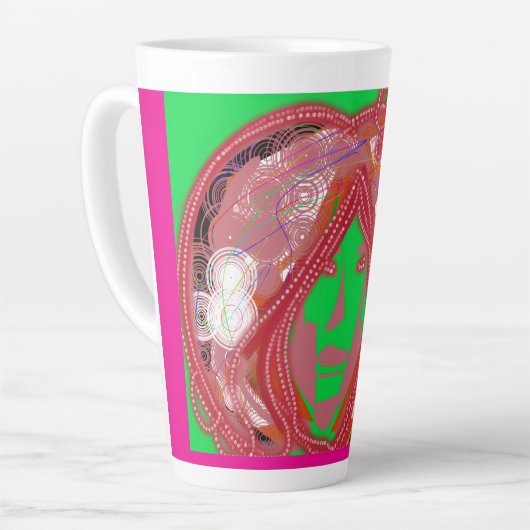 Clown Steampunk Large Mug カフェラテマグ (左アングル)