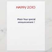 CLOWN WITH RED BOW / Happy New Year's Eve チラシ (裏面)