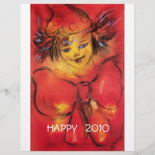 CLOWN WITH RED RIBBON / Happy New Year's Eve チラシ (正面)