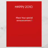 CLOWN WITH RED RIBBON / Happy New Year's Eve チラシ (裏面)