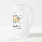 Clownfishの統計量 フロストグラスビールジョッキ (正面右)
