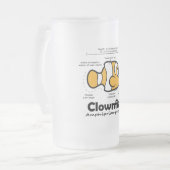 Clownfishの統計量 フロストグラスビールジョッキ (正面左)