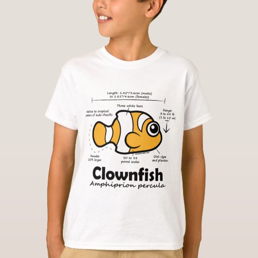 Clownfishの統計量 Tシャツ (正面)
