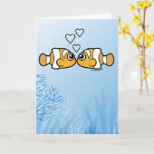 Clownfish愛 カード (黄色い花)