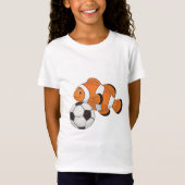 Clownfish and Soccer Ball Tシャツ (正面)