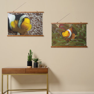 Clownfish - Close-Up! So cute - Nemo in Anemone | 吊り下げ型タペストリー