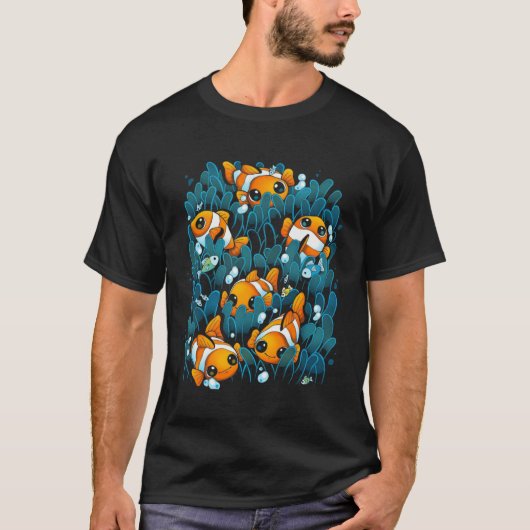 Clownfish Kids Cute Clown Fish Tシャツ (正面)