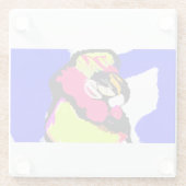 Clownfish summer  ガラスコースター (裏面)