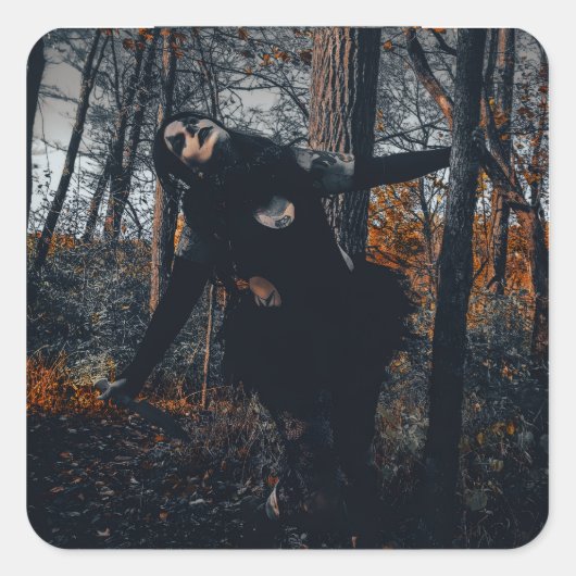 Clownin' Around In Da Woods スクエアシール (正面)