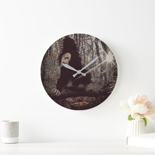 Clownin' Sticker ラージ壁時計 (ホーム)