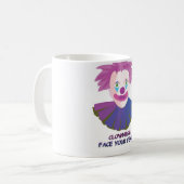 Clownismはあなたの恐れに直面します コーヒーマグカップ (正面左)
